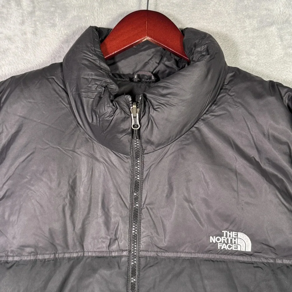The‎ North Face Jacket Mens XL Black 700 Down Puffer Full Zip Nuptse*